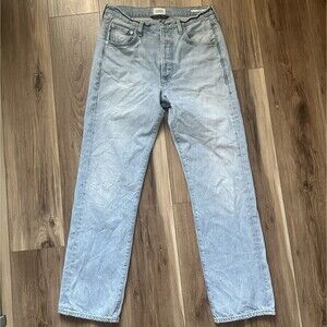 Citizens of Humanity Baretta Jeans Womens 27 High Rise Button Fly 30 Inseam USA